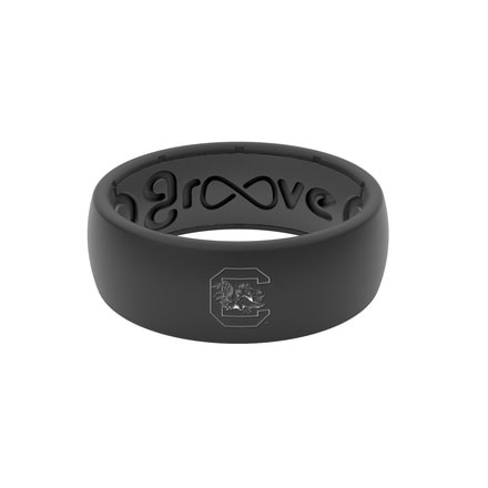 Groove Life Original - Collegiate South Carolina Silicone Ring, Black, 7 TGV-RNG-OR-CL-SCAR-BK-07