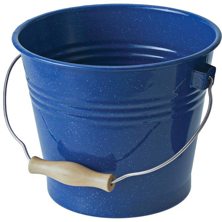 GSI Enamelware Bucket, 5 Qt, Blue, 20455