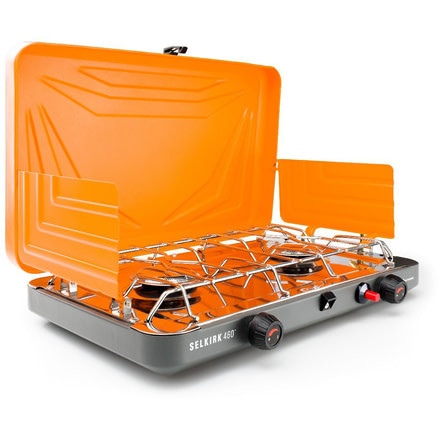 GSI Selkirk 460 2-Burner Camp Stove, Orange, 56011