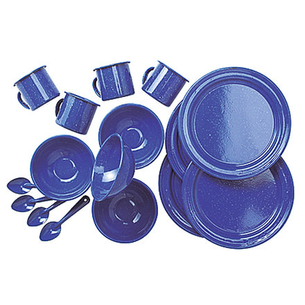 GSI Sierra Camp Set 16pc Blue 22004
