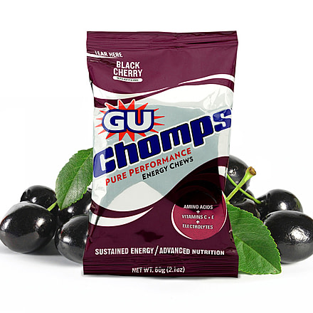 GU Black Cherry Energy Chews-Single