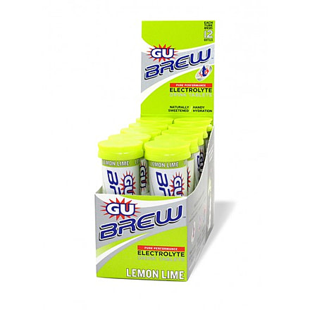 GU Brew Lemon Lime Electrolyte Tablets-Single