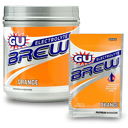 GU Orange Electrolyte Brew Canister-35 servings