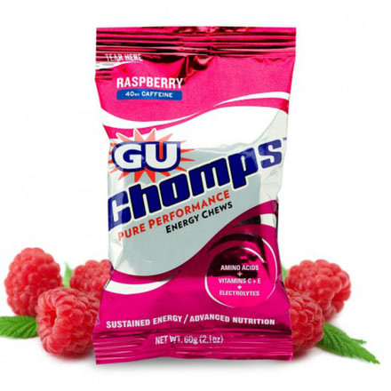 GU Raspberry Energy Chews-Single