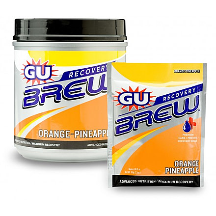 GU Recovery Brew Orange Pineapple Brew Canister-14 servings