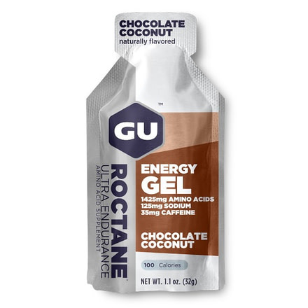 GU Roctane Chocolate Coconut Energy Gel-Single