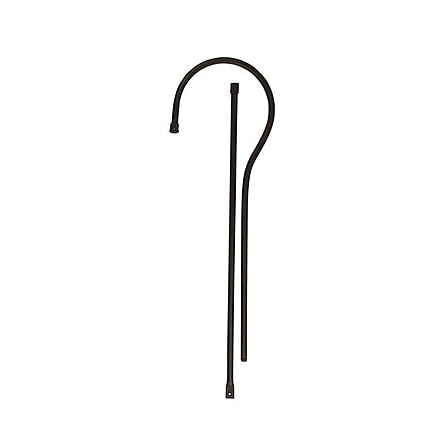 H&H Lure Company 3/4in x 10 FT 2 pieces Aluminum Rig Hook with Shackle and Snubber, RHS34