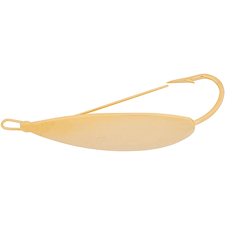 H&amp;H Lure Company Classic Weedless Surf Spoon, Gold, 1/4oz, HHSS14-02