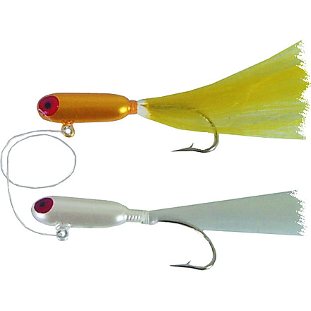 H&H Lure Company H&H Mag Redfish Rig, 40LB, 1/4oz, White/Yell, IMRFR80-01