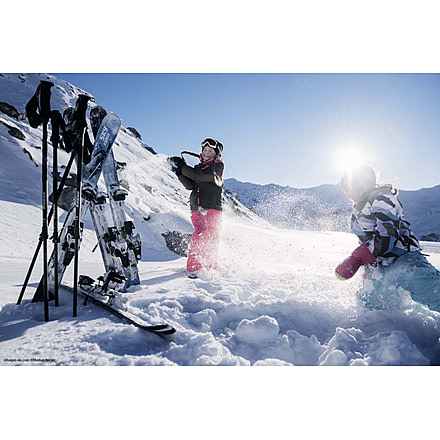 Hagan Boost JR Ski Skins Plus Grom 5 Binding, 7533711065345