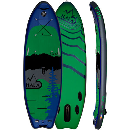 Hala Atcha Inflatable SUP Board-Blue/Green