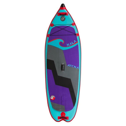 Atcha - Limited Red Rail Edition with Stomp Box Inflatable SUP Board-Turquoise
