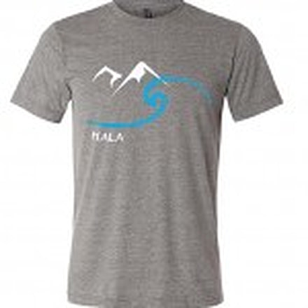 Hala Mountain Triblend Tee-Grey-Small