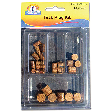 Handi-Man Marine Wood Plug Kit Teak 64943