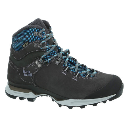 Hanwag Tatra Light Lady GTX Backpacking Boot - Womens, Asphalt/Ocean, Medium, 7.5, H202501-64490-7.5