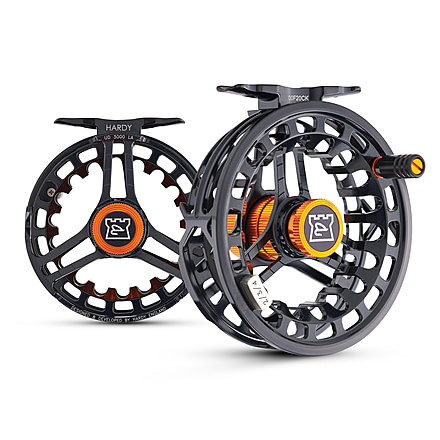 Hardy Ultradisc UDLA Spare Spool Reel, 1.0/1, Right/Left, 4000, Black/Orange, HSPUDBL145