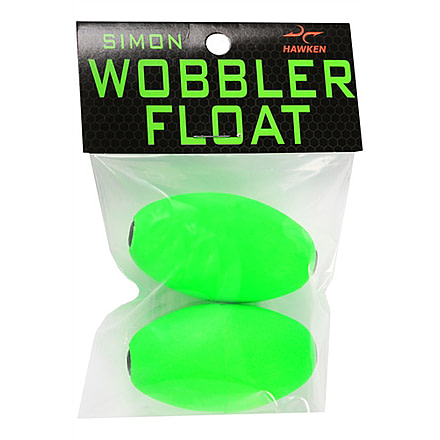 Hawken Outdoors Simon Wobbler Float Green 2Pk, SWFLT-GR25