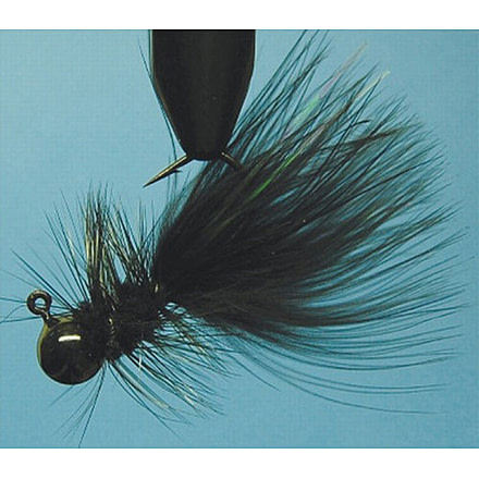Hawken Outdoors Woolly Bugger Jig 1/8 oz, Black, WB18012
