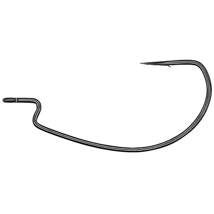 Hayabusa Power Stage Wide Gap Offset Hook, Black Matte, Size 3/0, 6 Per Pack, EC99881-3/0