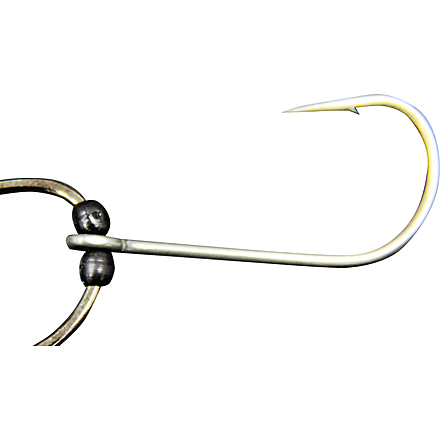 Hayabusa Trailer Hook with Placement Stoppers, Fluorine NRB Coat, Size 1/0, 6/Pack, EC929L1-1/0