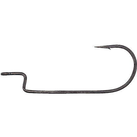 Hayabusa WRM114 Round Bend Offset Hook, Fluorine NRB Coat, Size 4/0, 5 Per Pack, EC114L1-4/0