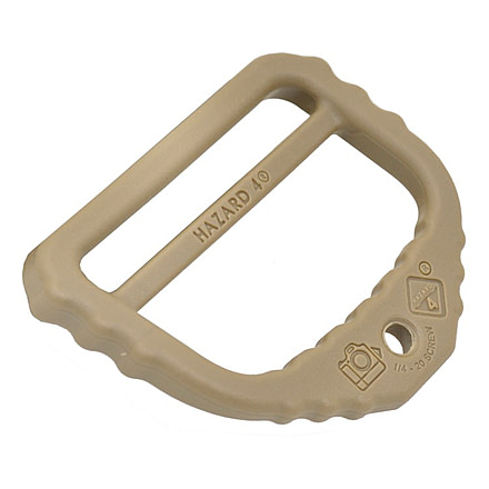 Hazard 4 Patent-Pending Photo D-Ring, 2in, Coyote, ACS-DR2-CYT