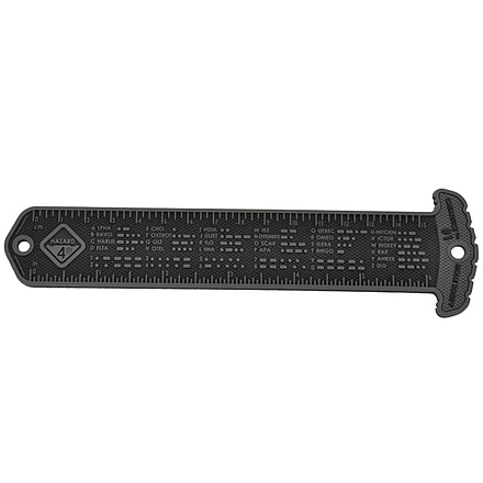Hazard 4 Cheatstick #1 Morse Code, Black, PAT-CTSK1-BLK