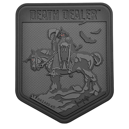 Hazard 4 Death Dealer by Frank Frazetta Patch, Black, FZ-DDL-BLK