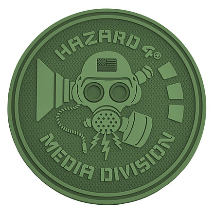 Hazard 4 Media Division Patch, OD Green, PAT-MDA-ODG