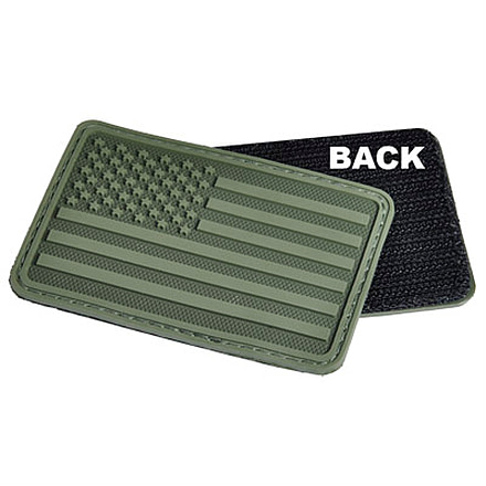 Hazard 4 Left Arm USA Flag Patch, OD Green, PAT-USA-L-GRN
