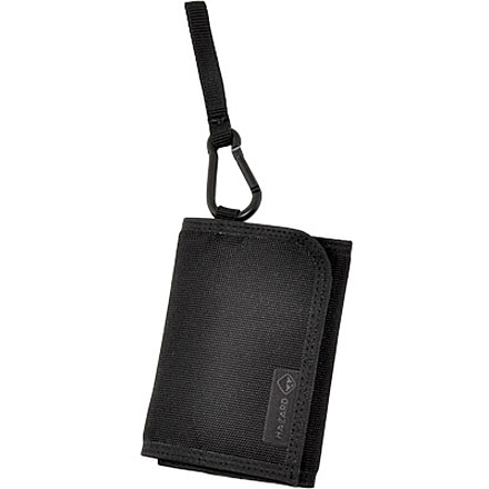 Hazard 4 Wafer Tri-fold Nylon Wallet, Black, WLT-WFR-BLK