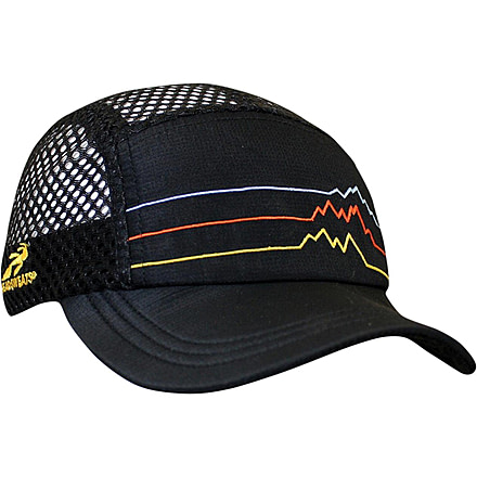 Headsweats Mountains Crusher Hat, Black, 7707NL-402EMTNS