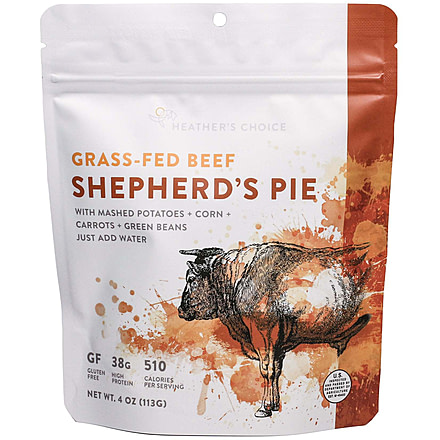 Heather's Choice Grass-Fed Beef Shepherd'S Pie Dehydrated Dinner, 113g, 38g Of Protein, Grass-Fed Beef Shepherd's Pie
