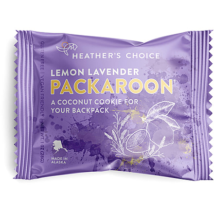 Heather's Choice Lemon Lavender Packaroon, 28g, Gluten Free, Lemon Lavender