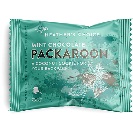 Heather's Choice Mint Chocolate Packaroon, 28g, Gluten Free, Mint Chocolate