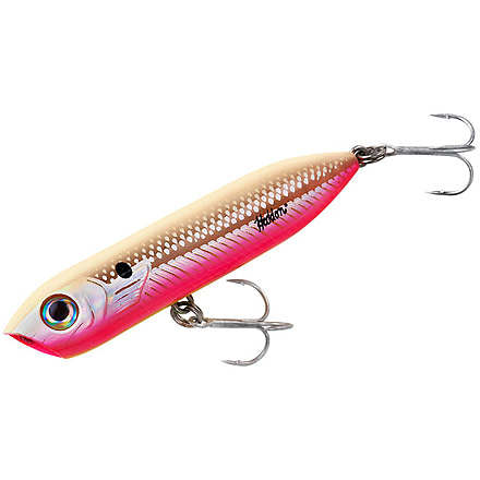 Heddon Chug'n Spook Jr Topwater Walking Bait, 3.5in, 1/2oz, Ham Bone Flash, X9536436