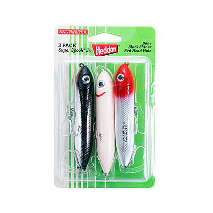 Heddon Topwater Kit, 3 Pack, Saltwater, PK3X9236-2