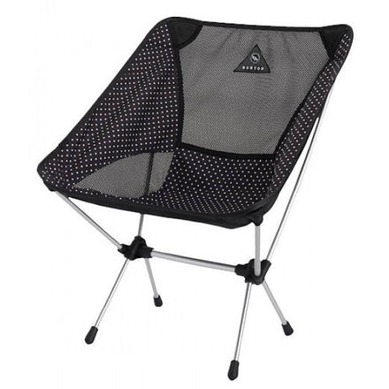 Helinox Burton Camp Chair Clearance-Black Polka Dots