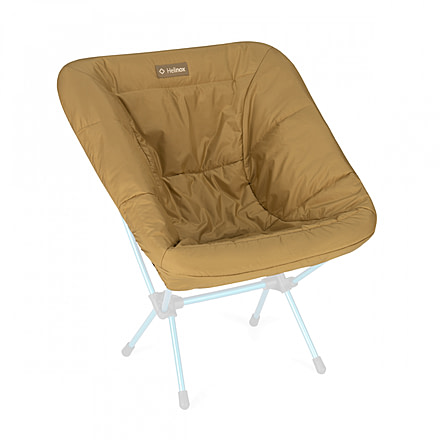 Helinox Quilted Warmers Chair One/Zero/Swivel, Black/Coyote Tan, 10002781