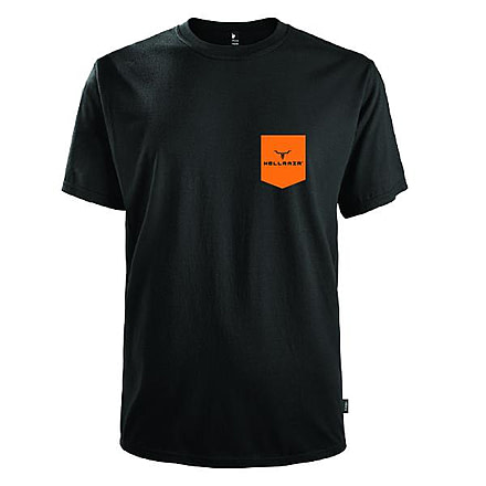 HELLRAZR Pocket T-Shirt, XL, Black, HELL-C-PTS-0386