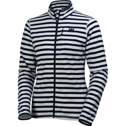 Helly Hansen Bykle Graphic Fleece - Women's-Off White Blue/Narrow Stripe-Small