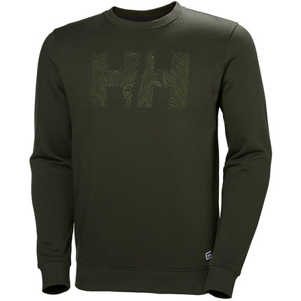 Helly Hansen F2F Cotton Sweater - Mens, Forest Night, Small, 62933-469-S