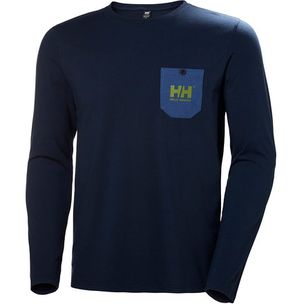 Helly Hansen Fjord Long Sleeve Shirt - Mens, Navy, 2XL, 34124-597-2XL