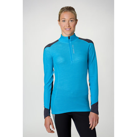 Helly Hansen HH Warm Run Long Sleeve - Women's-Frozen Blue-Small