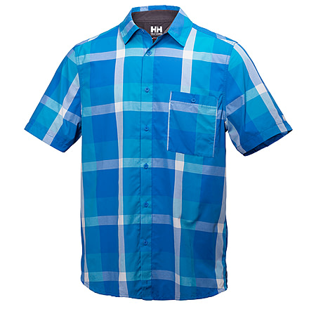 Helly Hansen Jotun Traverse Short Sleeve Shirt - Mens-Racer Blue-Medium