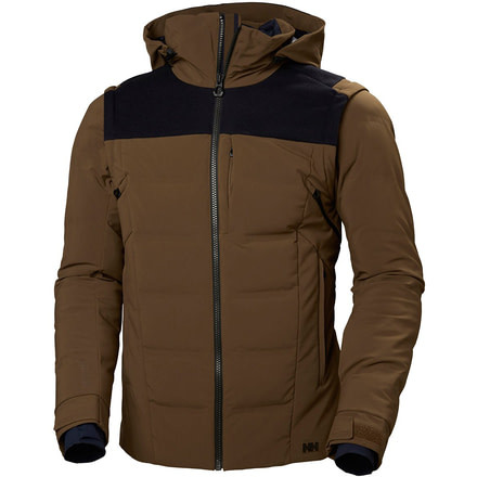 Helly Hansen Kitzbuhel Puffy Jacket - Mens, Bark Brown, Small, 65656-763-S