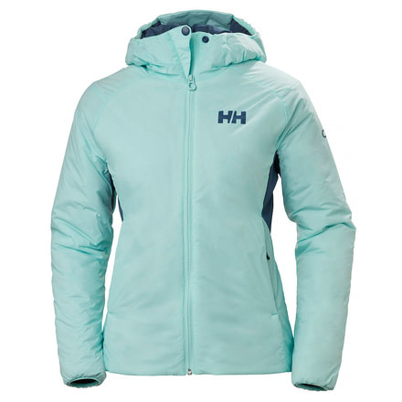 Helly Hansen Odin Stretch Hooded Insulated Jacket - Womens, Blue Tint, Extra Small, 62832-501-XS