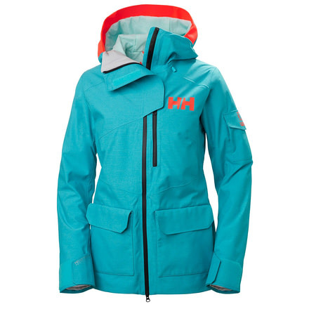 Helly Hansen Powderqueen 2.0 Jacket - Womens, Scuba Blue, Small, 65636-511-S