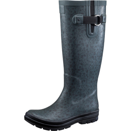 Helly Hansen Veierland 2 Graphic Rubber Boot - Women's-Rock/Jet Black-Medium-10