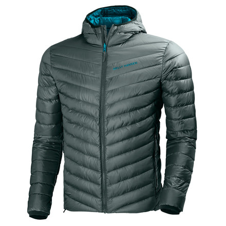 Helly Hansen Verglas Hooded Down Insulator Jacket - Men's-Rock-Small